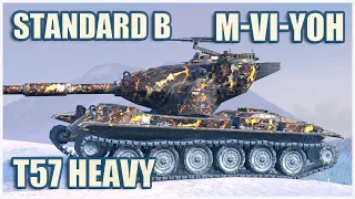 Prototipo Standard B, M-VI-Yoh & T57 Heavy • WoT Blitz Gameplay