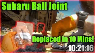 10 Minute Subaru Ball Joint Replacement. In Real-time. No Cuts.