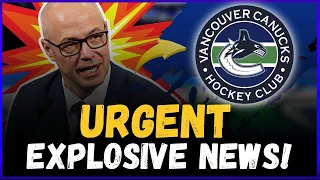 🔥IT HAPPENED NOW!FOR THIS NO ONE IMAGINED!VANCOUVER CANUCKS NEWS TODAY💣