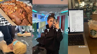 Chaotic Week in the Life | Workout Dates, Deadlines, All-nighters and Banana Bread Recipe