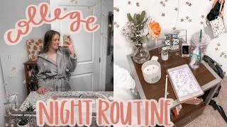 my college night routine!! (for online school) | relaxing & realistic