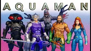 Unboxing Multiverse Aquaman Movie Wave and Trench Monster