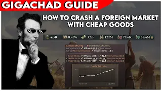 How To Destroy a Foreign Economy - Victoria 3 GigaChad Guide - America