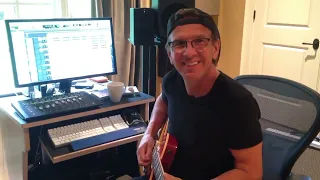 Dann Huff. Preparing tracks for New album with Joe Vana. ( Mecca )