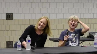 Crypticon 2018 St Joseph MO Adrienne King Amy Steel panel Friday the 13th 1 & 2 sole survivors