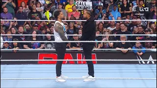 Jimmy Uso confronts and attacks Jey Uso - WWE RAW 3/18/2024