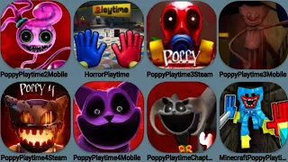 Poppy Playtime 4 Mobile, Poppy Playtime 3 Mobile+Steam, Poppy2 Mobile, Horror Poppy, Minecraft Poppy