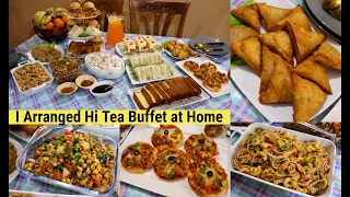 How I Arranged 11 Dishes Hi Tea Buffet at Home 😍😍 | High Tea Party Ideas By Tasty Food with Maria