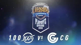 100 vs. CG  | NA LCS Spring Playoffs | Semifinals Game 4 | 100 Thieves vs. Clutch Gaming