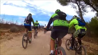 SALIDA DOYOUBIKE-PACOM  Portaceoli-Potrillos-Castell De Serra-Valencia   25.11.2017