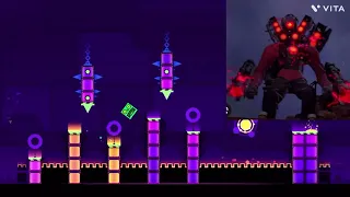 EL TITÁN SPEAKERMAN JUEGA GEOMETRY DASH SUBZERO (parte 2)