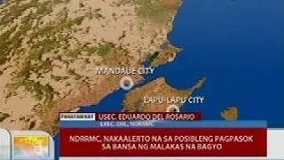 UB: NDRRMC, nakaalerto na sa posibleng pagpasok sa bansa ng malakas na bagyo