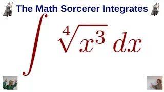 Integral of the fourth root of x cubed