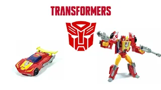 Quick Transform From Car To Robot Mode Transformers Titans Return Hotrod