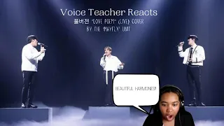 Voice Teacher Reacts| [풀버전] "Love Poem" Kingdom (Live)| 메이플라이(보컬 유닛: 은광, 승민, 종호)| REACTION 🔥