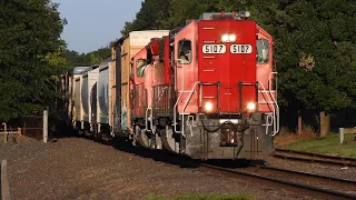 Ex Southern High Hoods On the Raritan Central, Railfanning Metuchen - Edison, NJ 8/19/23