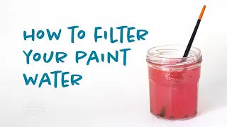 Filtering your paint water: how and why...