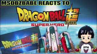 MsDBZbabe reacts to Dragon Ball Super Super Hero Trailer