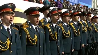 Russian anthem 2015 Victory Day at St. Petersburg