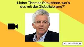 Thomas Straubhaar. #FuturiumForum: Einmal Ausnahmezustand und zurück?