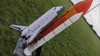 Space Shuttle Scale model RC - Flight at Manching 2017