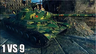 СТАТИСТ ПОПАЛ В БОЙ МЕЧТЫ 🌟 1 против 9 🌟 World of Tanks лучший бой на тт WZ-111 премиумный