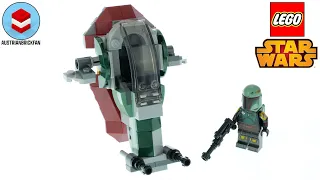 LEGO Star Wars 75344 Boba Fett's Starship Microfighter - LEGO Speed Build Review