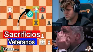 UN GRAN VETERANO SACRIFICA DAMA Y TORRE A CARLSEN! Ivanchk Vs Carlsen