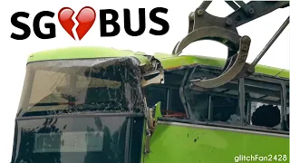 Scrapping Green SG❤️BUS! - Refurbished Wheelchair Accessible SBS Transit Volvo B9TL CDGE