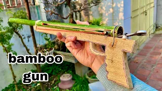 great |  Make a survival gun out of bamboo and pallet wood