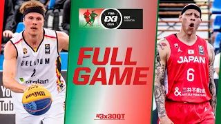 Belgium 🇧🇪 vs Japan 🇯🇵 | Men Full Game | FIBA #3x3OQT 2024 | 3x3 Basketball