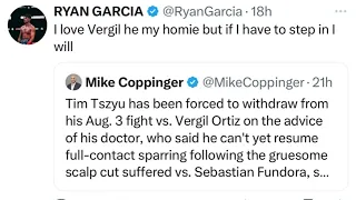 Vergil Ortiz and Ryan Garcia serious talks about a fight in August in LA