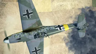 Huge Bomber Formations VS Flak Defended Airfield V82 | IL-2 Sturmovik Flight Simulator Crashes