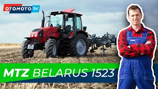 ZAORANE! MTZ Belarus 1523 - Białorusin w akcji z gruberem | Test OTOMOTO TV