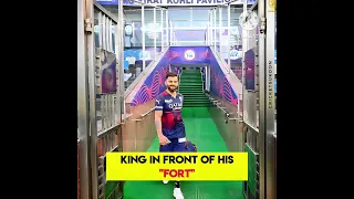 Virat Kohli first time taking entry from Virat Kohli pavilion in IPL 2023 #viratkohli #shorts