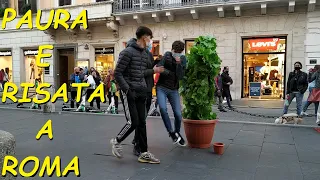 BUSHMAN PRANK: SCREAMS & LAUGHTER / URLA E RISATA / MR CESPUGLIO / ROME, ITALY