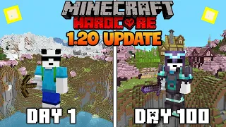 Tóm Tắt 100 Ngày trong Minecraft 1.20 Siêu Khó !!