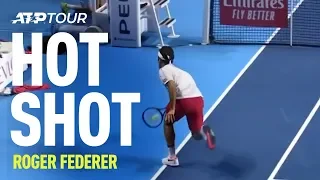 Federer's Amazing Backhand Flick In Basel | HOT SHOT | ATP