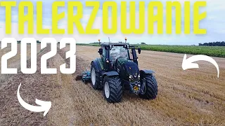 Talerzowanie ścierniska 🔥Valtra&Agrona 🔥Prace pożniwne 🔥Gr Smaka 🔥2023