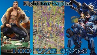 8VM V/S 100 - Fight For Capital | Map 900006 ::: Last Shelter Survival #24EGaming