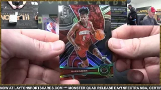 1/1 LOGOMAN RPA! MONSTER CASE! 2021/22 Panini Spectra Basketball Hobby 8 Box FULL CASE Break #1