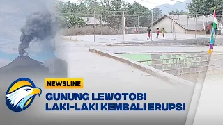 Lewatobi Laki-laki Kembali Erupsi, Sejumlah Desa Dilanda Hujan Abu Vulkanik