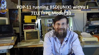 BSD UNIX on a PDP-11 with a TELETYPE MODEL 33!