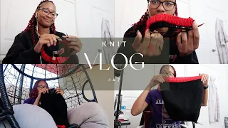 Trying to knit a crop tube top and mini skirt in 4 days for a concert | Knit Vlog #47