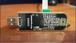 Программатор CH341A как пользовать и установить чип