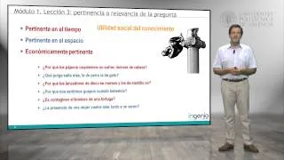 La pregunta de investigación |  | UPV