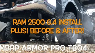 MBRP Armor Pro T304 Install on 2017 Ram 2500 6.4