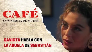 Gaviota le confiesa a Cecilia que sigue enamorada de Sebastián | Café, con aroma de mujer