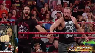 WWE Raw 8/13/18 DEAN AMBROSE RETURNS