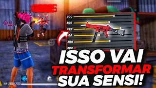 Muito Roubada! 🤪⚙️ A Melhor Sensibilidade Para Subir Capa Na Nova Atualização Do Free Fire!